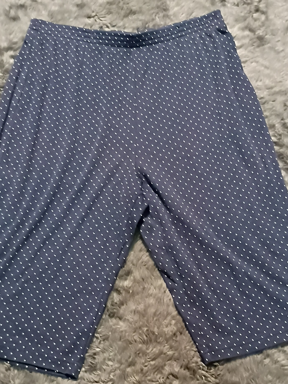 Russ Navy Dot Knit Shorts